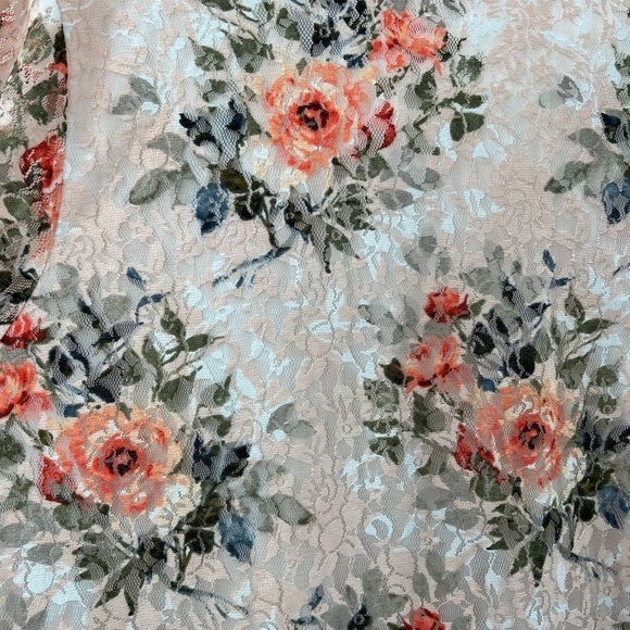 Floral 3/4 Blouse By Target Size 22/24 - Picture 4 of 8